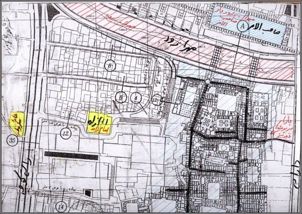 نقشه میدان صاحب الامر
